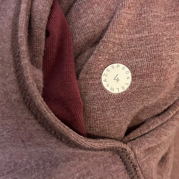 Lululemon Coast Easy Wrap- Heathered Misty Merlot - Picture 12 of 14